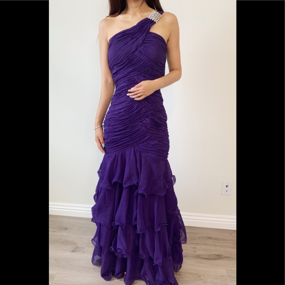 Purple Mermaid like prom dress size 2-4